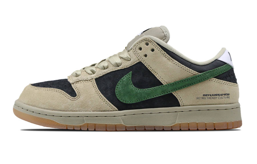 Nike Nike Dunk SB Wild Coverage Abrasion Resistant, Breathable Low top Skateboard Shoes Men's Brown Green