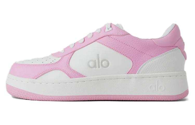 Alo Yoga Recovery Mode Slip Resistant Cushioning Low top Skateboard Shoes Unisex Pink White