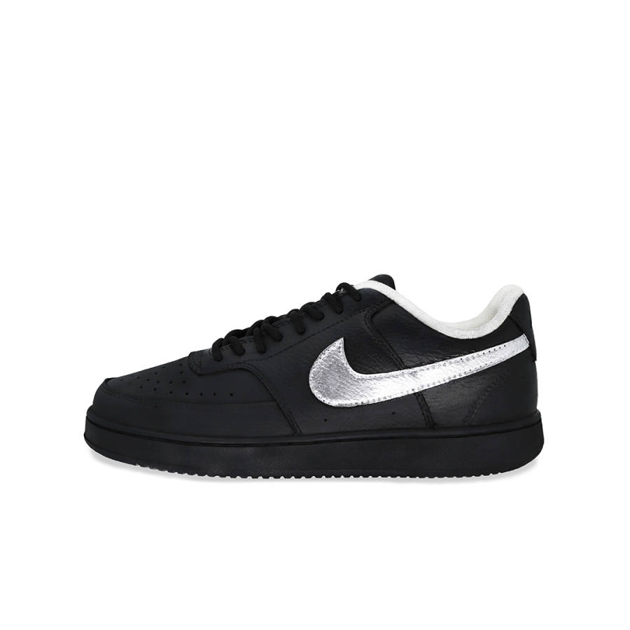 Nike Nike Court Vision Dark Night Popular, Fashion Synthetic Leather Slip Resistant Abrasion Resistant Coverage Low top