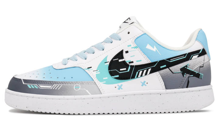 Nike Nike Court Vision 1 Low Slip Resistant Abrasion Resistant Slip Resistant Abrasion Resistant Low top Skateboard Shoes