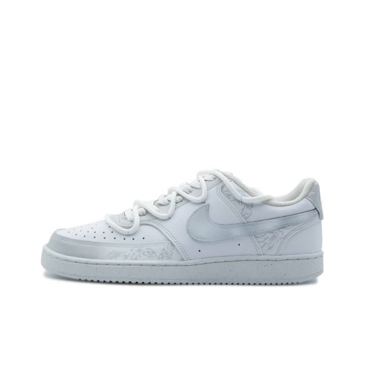 Nike Nike Court Vision Slip Resistant Abrasion Resistant Low top Skateboard Shoes Unisex Light Gray
