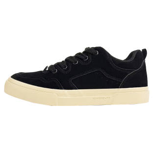 BURNING FLAME Abrasion Resistant Cushioning Abrasion Resistant Cushioning Low top Skateboard Shoes Men's Black