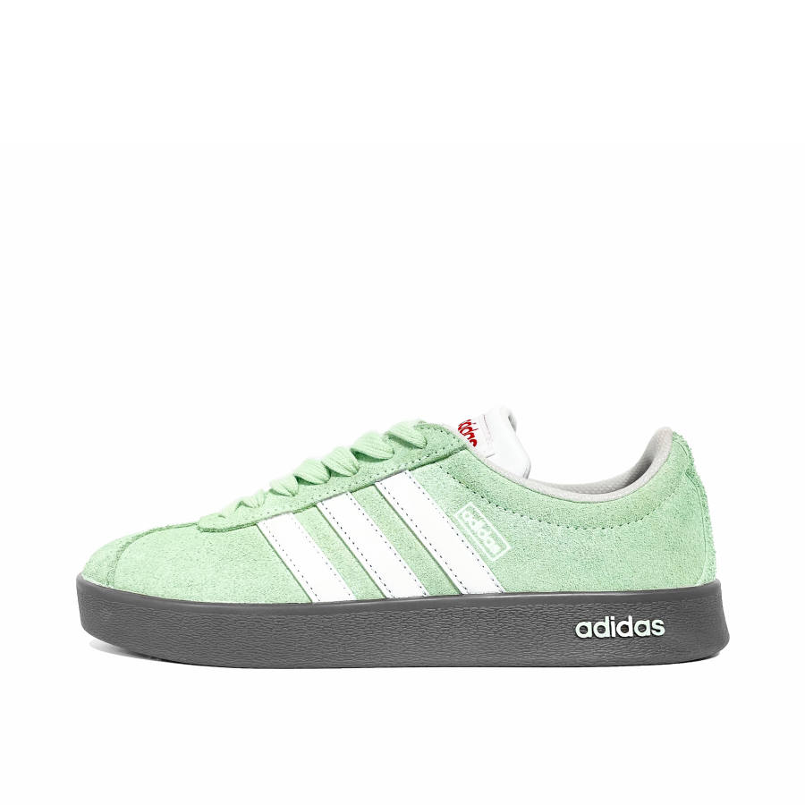 Adidas Adidas VL COURT 2.0 Green Mood Lightweight Low top Skateboard Shoes Unisex Green White