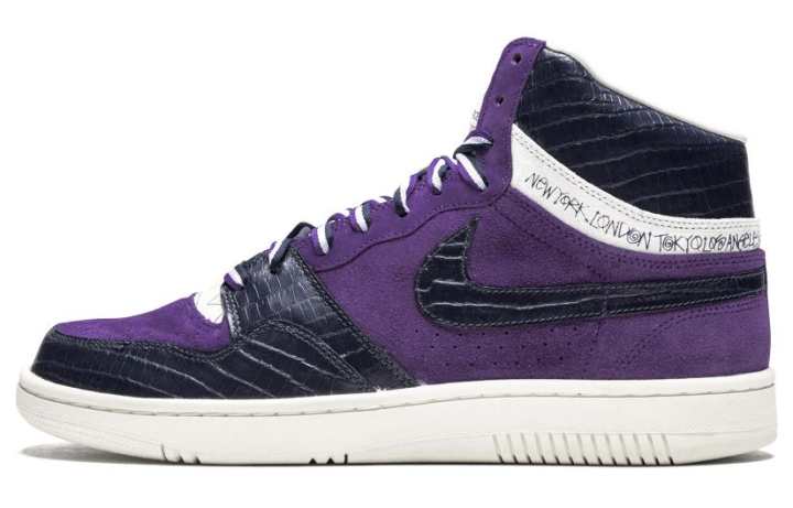Nike Nike X Stussy Court Force Hi 'Varsity Purple Dark Obsidian'