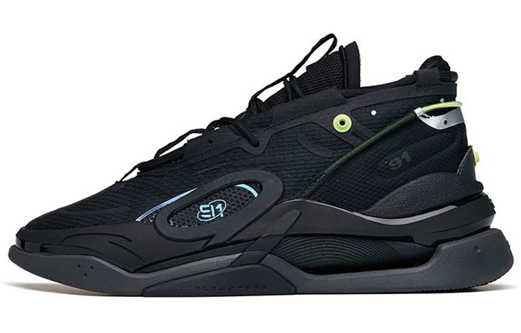 Anta AT91 Mid top Skateboard Shoes Men's Black
