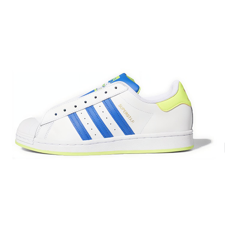 Adidas Originals Adidas Superstar Laceless 'White Blue Yellow'