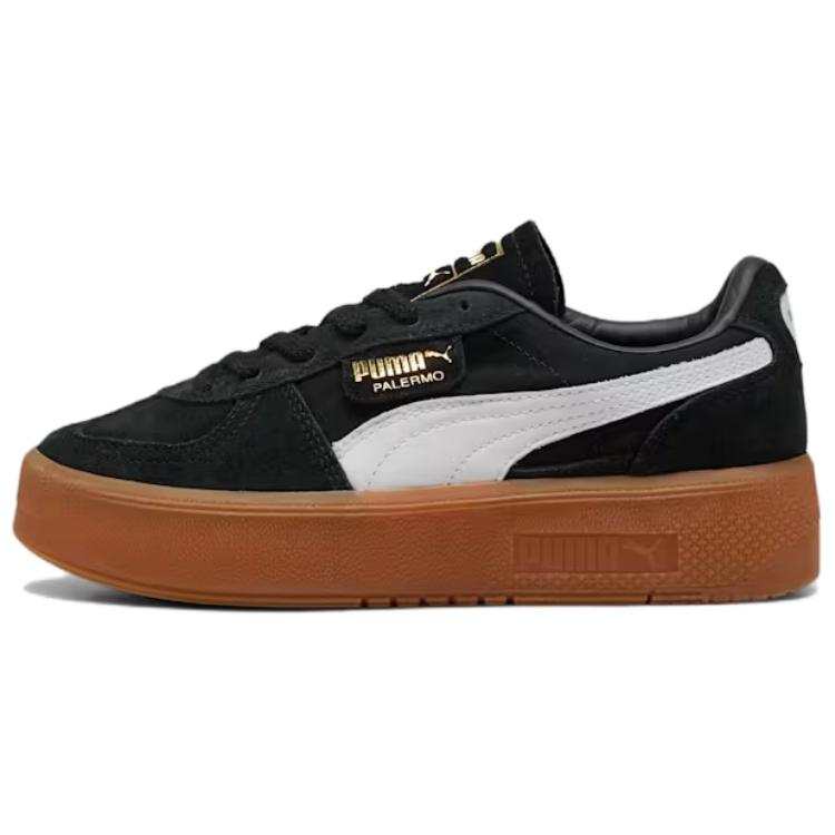 PUMA Palermo Abrasion Resistant Low top German Army Trainers Women's Black