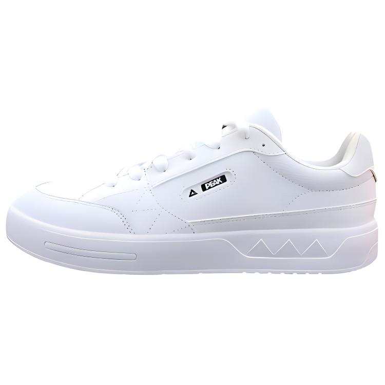 PEAK Slip Resistant Cushioning Low top Skateboard Shoes Men's White