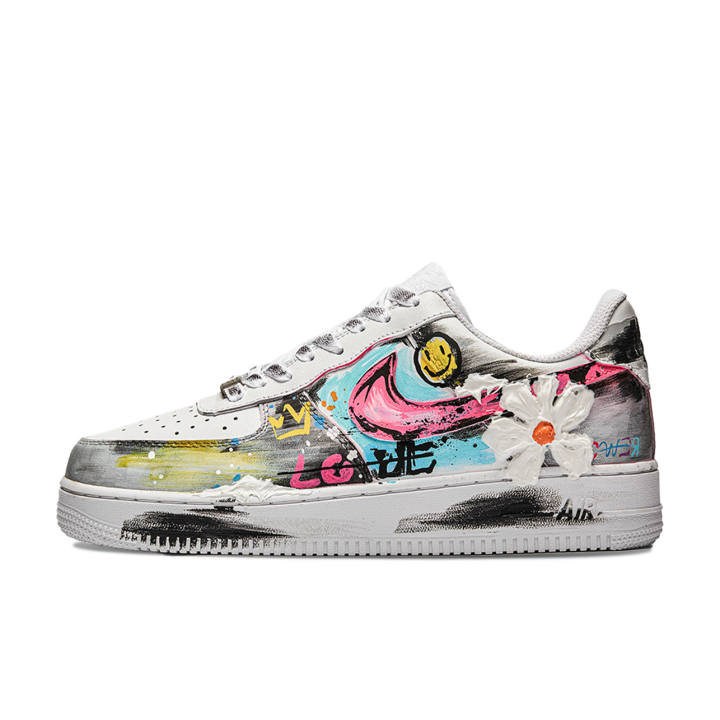 Nike Nike Air Force 1 Low top Skateboard Shoes Women's Gray