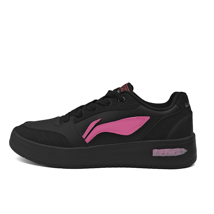 Li-Ning Li Ning Sycee V3 Slip Resistant, Abrasion Resistant, Lightweight Low top Skateboard Shoes Men's Pink Black
