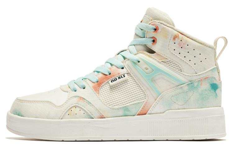 QIAODAN Slip Resistant Abrasion Resistant Slip Resistant Abrasion Resistant High top Skateboard Shoes Women's