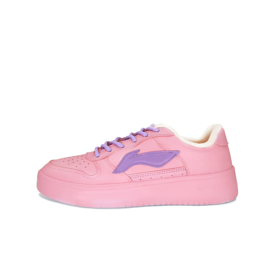 Li-Ning Li Ning Floating Boat Skateboard Shoes Women's Low Top Powder