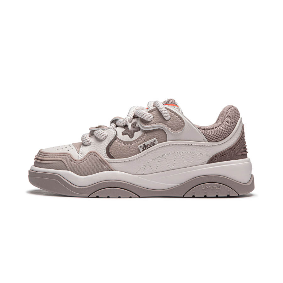 Li-Ning Li Ning Journey 2.0 Low top Skateboard Shoes Men's White Sand Gray