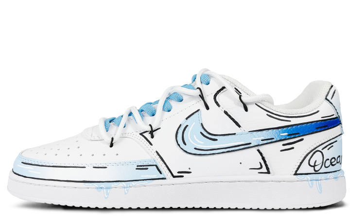 Nike Nike Court Vision 1 Low top Skateboard Shoes Unisex
