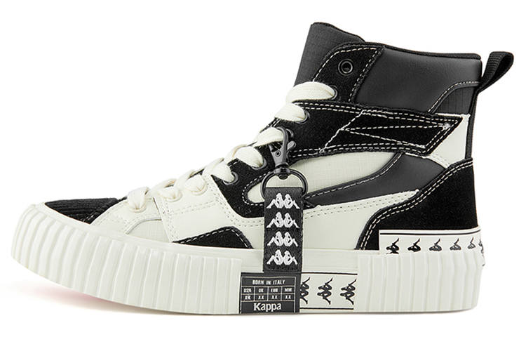Kappa High top Skateboard Shoes Unisex Heron Feather White