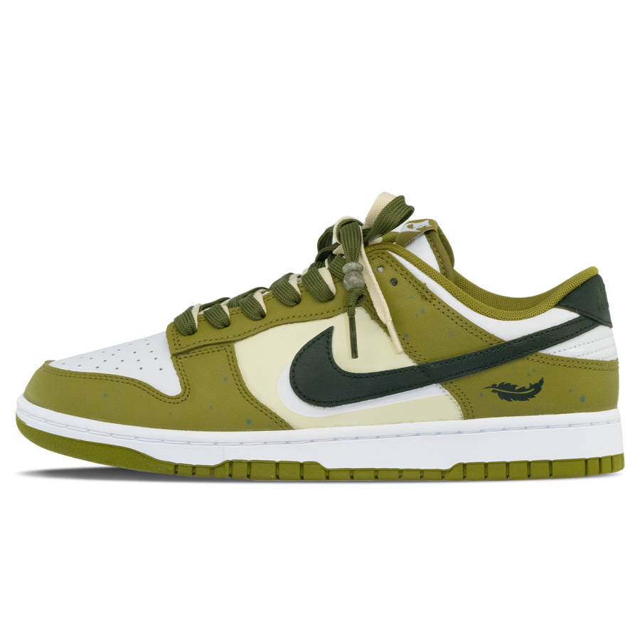 Nike Nike Dunk Coverage Slip Resistant Cushioning Abrasion Resistant Low top Skateboard Shoes Men's Pale Green