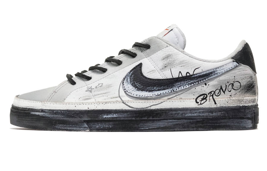Nike Nike Court Legacy Free Street Leather Abrasion Resistant Lightweight Wear resistant And Lightweight Low top