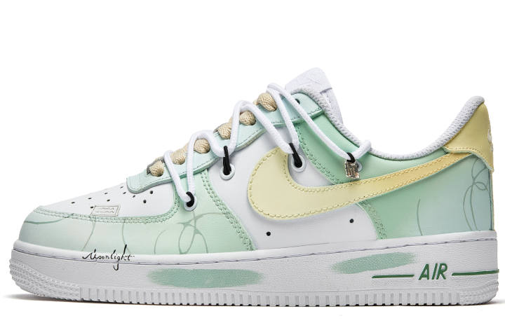 Nike Nike Air Force 1 Da Vinci Custom, Transform Geometric Slip Resistant Quick Dry Abrasion Resistant Balance