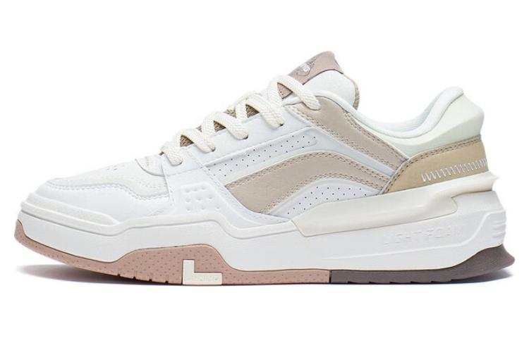 Li-Ning Li Ning Canchun Comfortable Low top Skateboard Shoes Women's Khaki