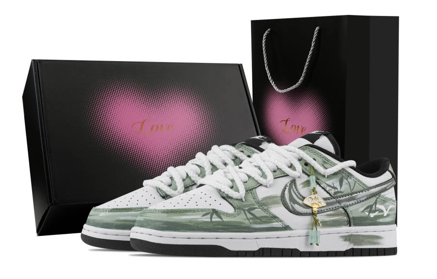 Nike Nike Dunk Zhu Feng, Heart Box Slip Resistant Abrasion Resistant Low top Skateboard Shoes Unisex