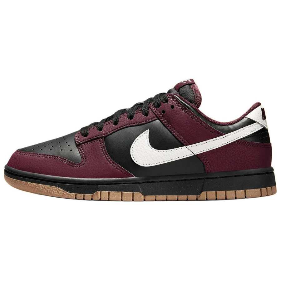 Nike Nike Dunk LOW Next Nature Slip Resistant Abrasion Resistant Low top Skateboard Shoes Women's Burgundy