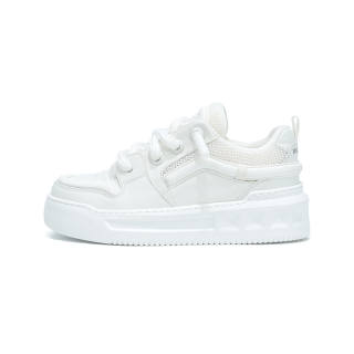 WILD LEADER Abrasion Resistant Height Increasing Low top Skateboard Shoes Unisex