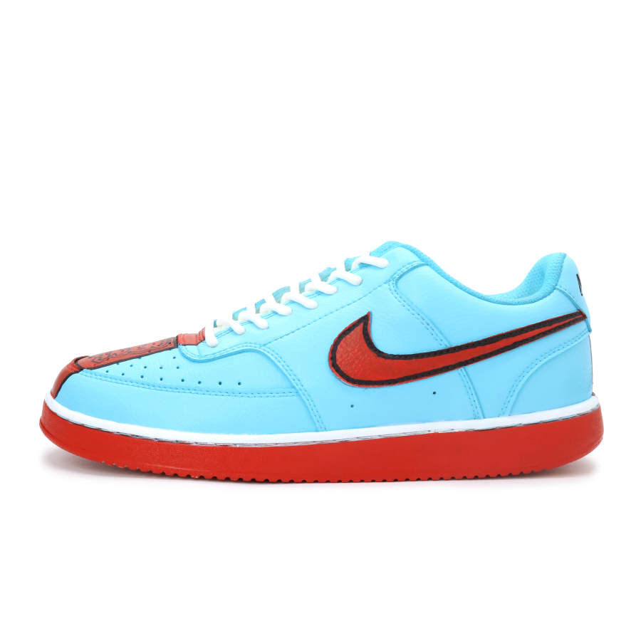 Nike Nike Court Vision 1 Low top Skateboard Shoes Men's Red Blue Black