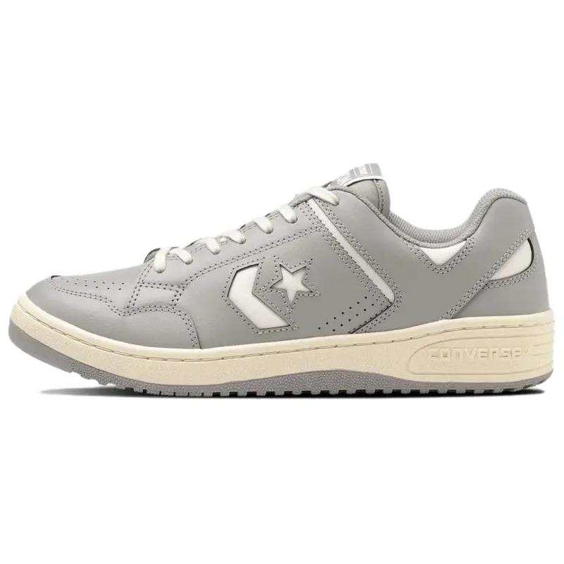 Converse WEAPON Slip Resistant Abrasion Resistant Low top Skateboard Shoes Unisex Gray