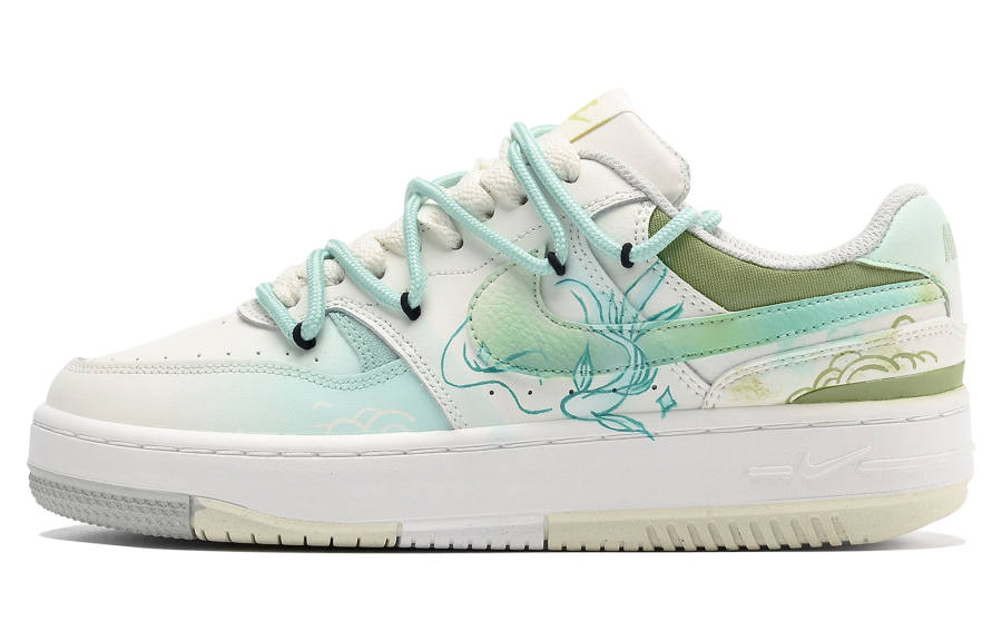 Nike Nike Gamma Force Slip Resistant Slip Resistant Low top Skateboard Shoes Women's Cyan