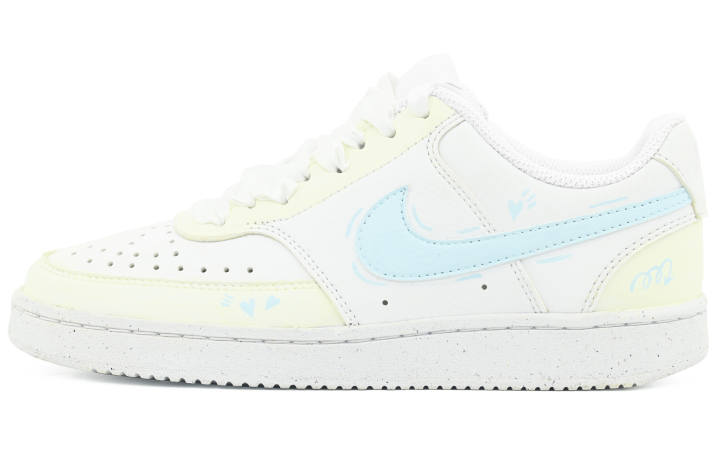 Nike Nike Court Vision 1 Abrasion Resistant Abrasion Resistant Low top Skateboard Shoes Unisex Yellow
