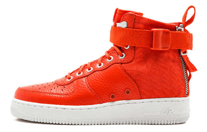 Nike Nike Sf Air Force 1 Mid Team Orange