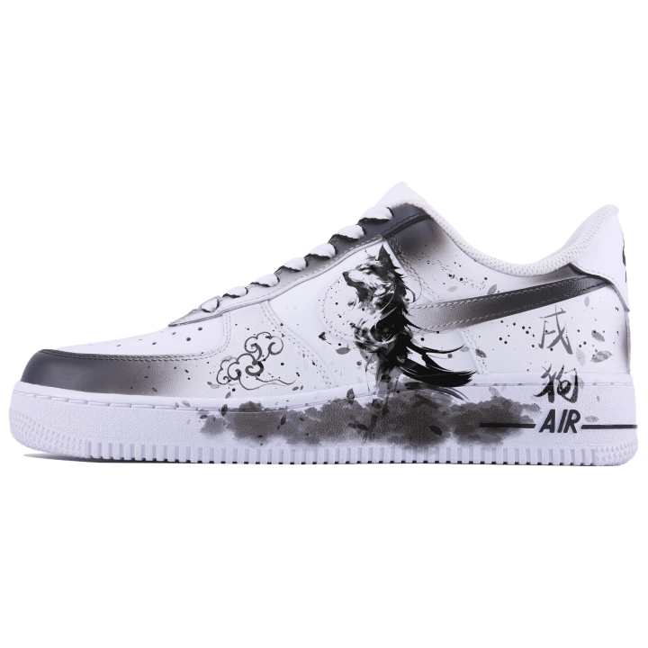 Nike Nike Air Force 1 Low top Skateboard Shoes Men's White Brown