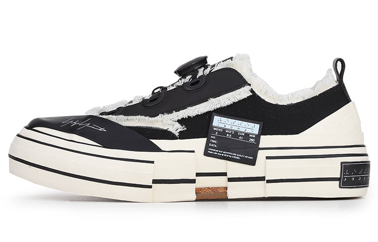 XVESSEL x Yohji Yamamoto Canvas Shoes Unisex Black White