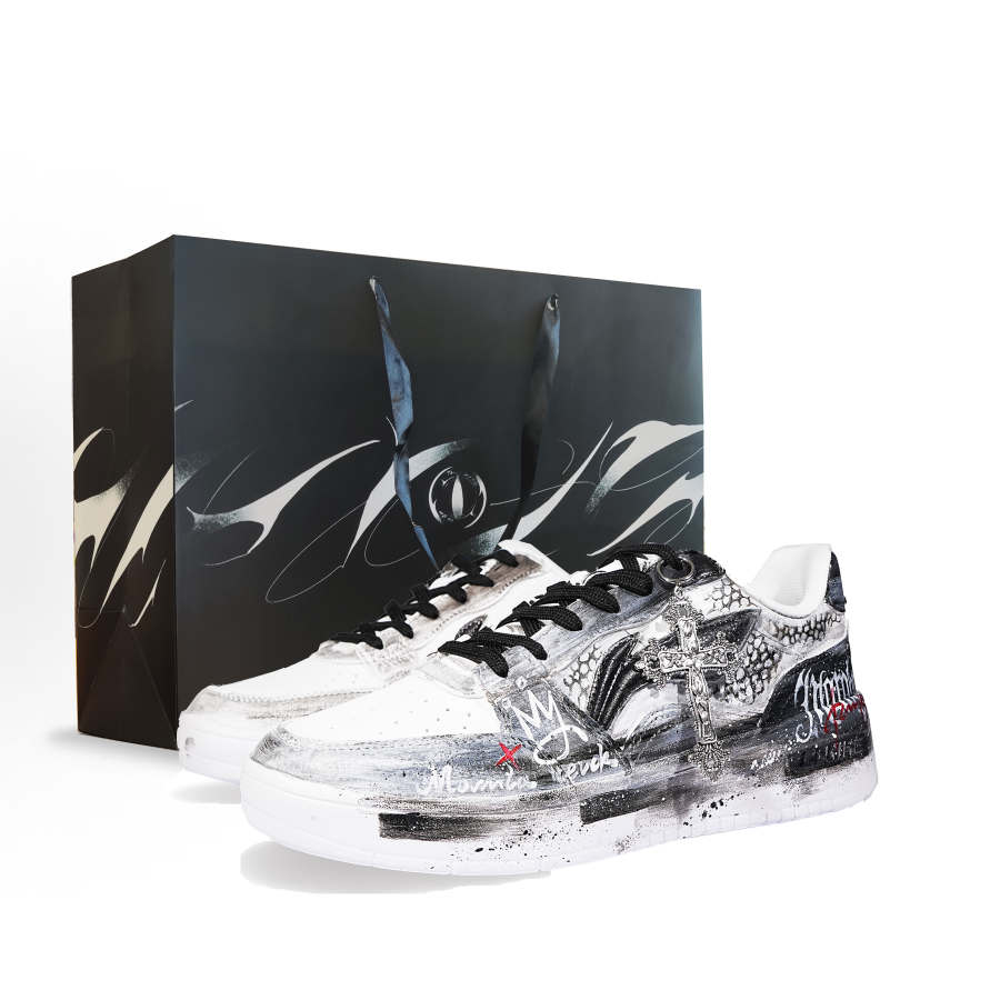 Li-Ning Li Ning Sycee Slip Resistant Cushioning Abrasion Resistant Low top Skateboard Shoes Men's