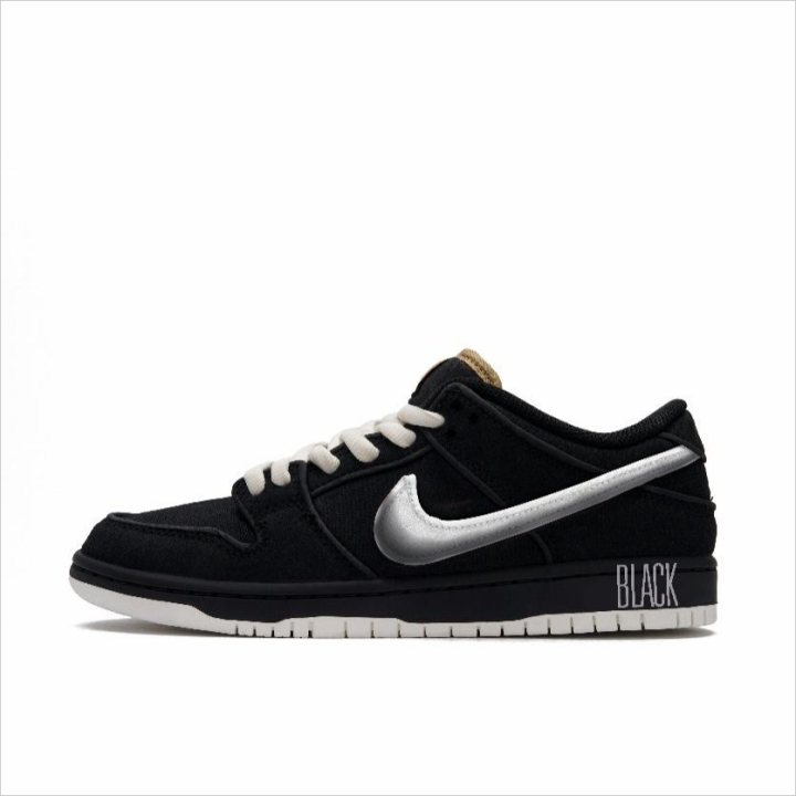 Nike Nike Dunk SB Canvas Low top Skateboard Shoes Unisex Black