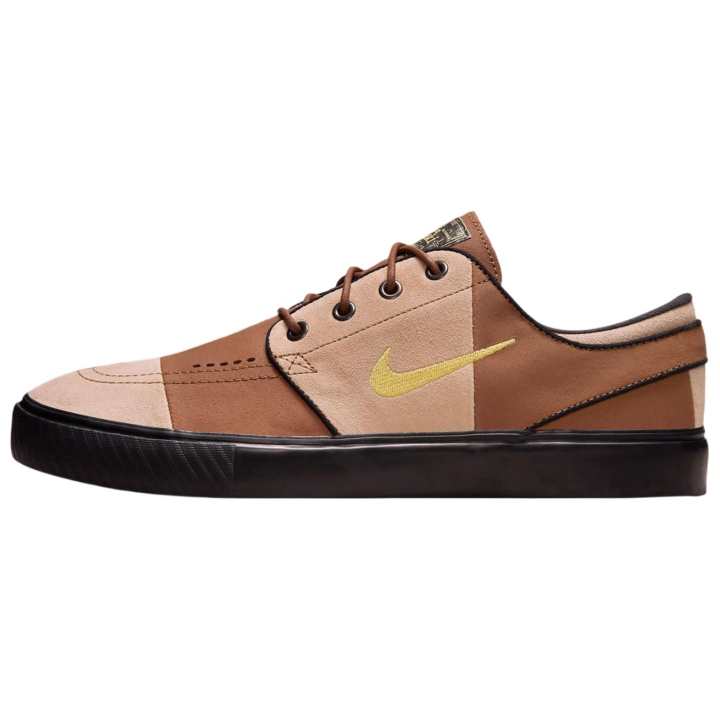 Nike Nike SB Janoski Slip Resistant Abrasion Resistant Low top Skateboard Shoes Unisex Tan