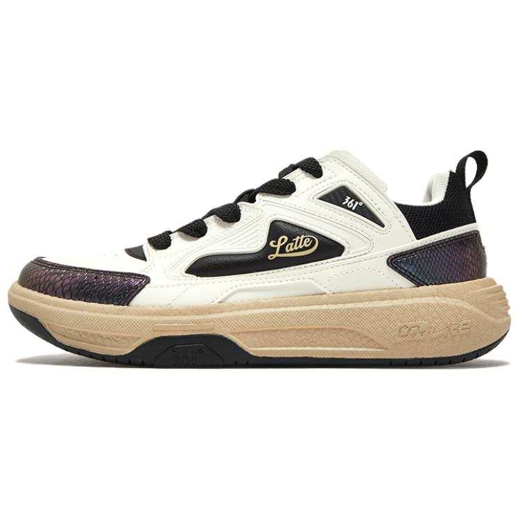 361° Mid top Skateboard Shoes Women's White Black