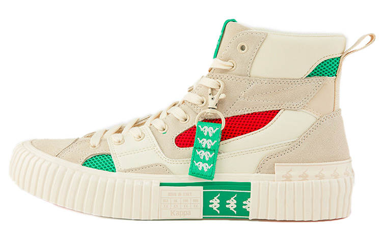 Kappa Fabric Fashion Coverage Slip Resistant Coverage Slip Resistant High top Skateboard Shoes Unisex