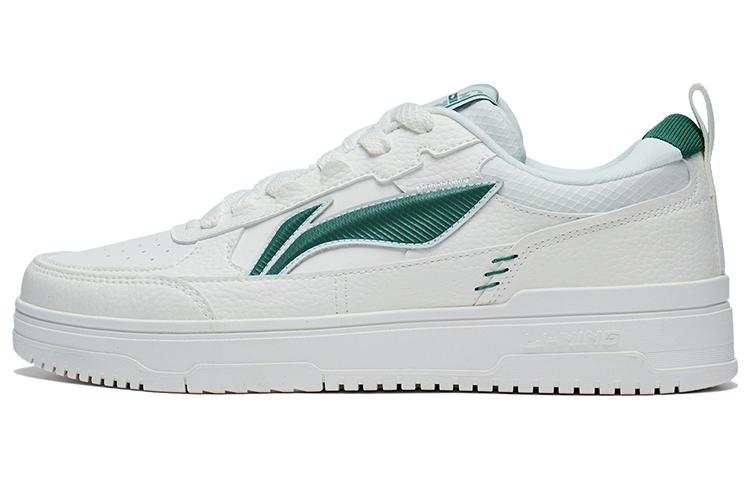 Li-Ning Li Ning Tianji 2.0 Abrasion Resistant Breathable Low top Skateboard Shoes Men's White Green