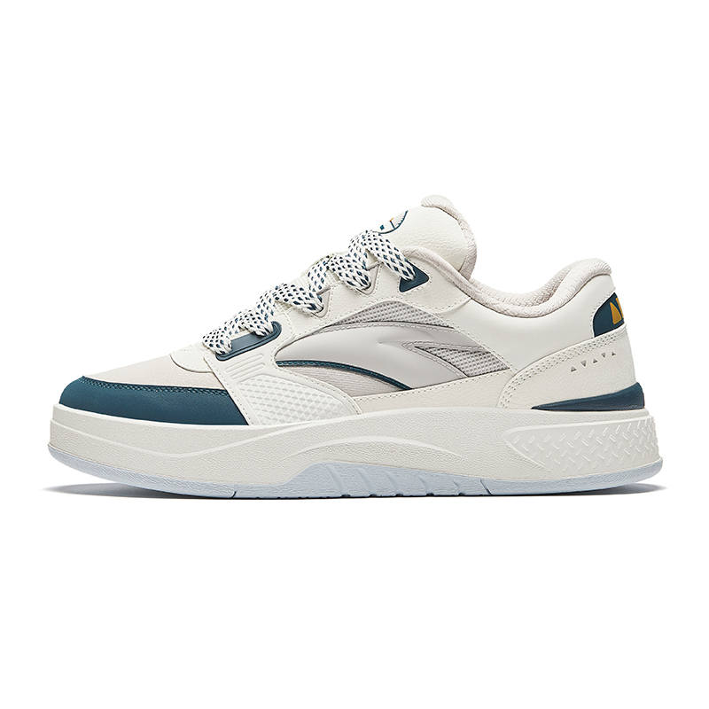 Anta Ao You Height Increasing Lightweight Height Increasing Lightweight Low top Skateboard Shoes Men's Ivory White