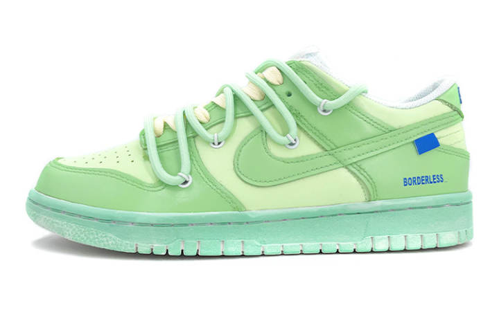 Nike Nike Dunk Leather Slip Resistant, Abrasion Resistant, Lightweight Low top Skateboard Shoes GS Green