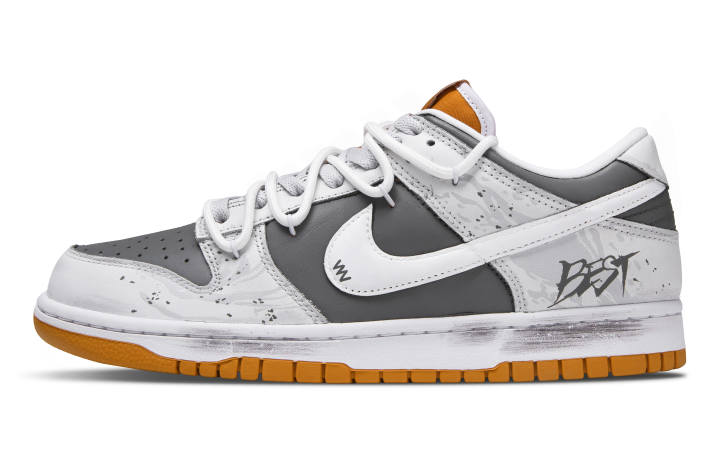 Nike Nike Dunk Redemption Abrasion Resistant Low top Skateboard Shoes Unisex Black White Gray