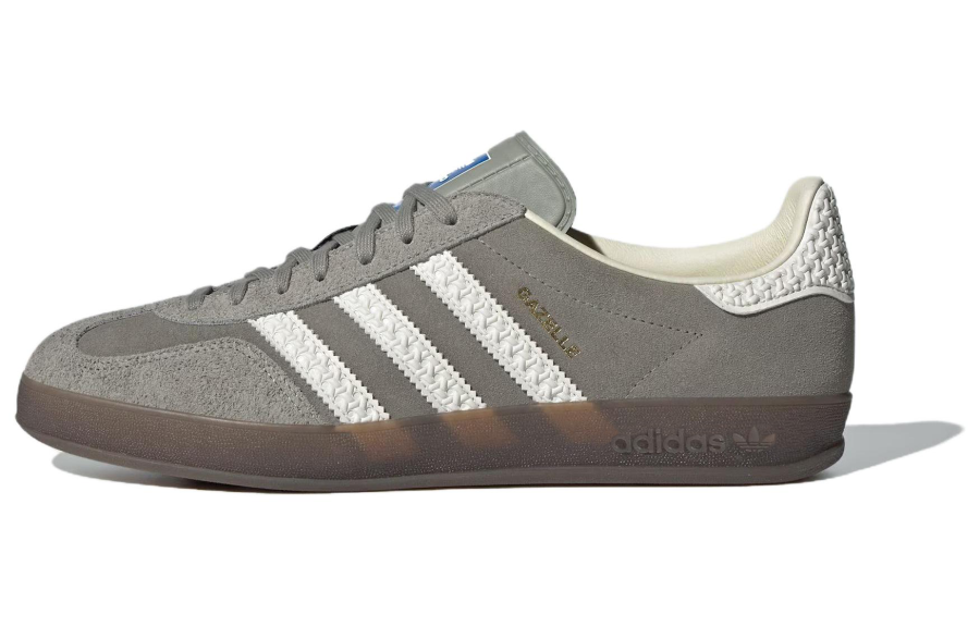 Adidas Originals GAZELLE INDOOR T Trainers Low top Skateboard Shoes Unisex Gray White