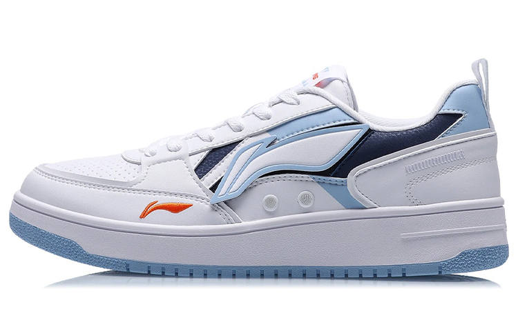 Li-Ning Li Ning Sea And Sichuan Low top Skateboard Shoes Men's White Blue