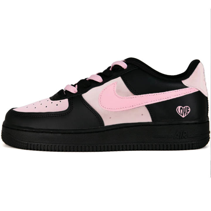 Nike Nike Air Force 1 Black Warrior, Air Force 1, Black, Pink Minimalist Style Abrasion Resistant Abrasion Resistant