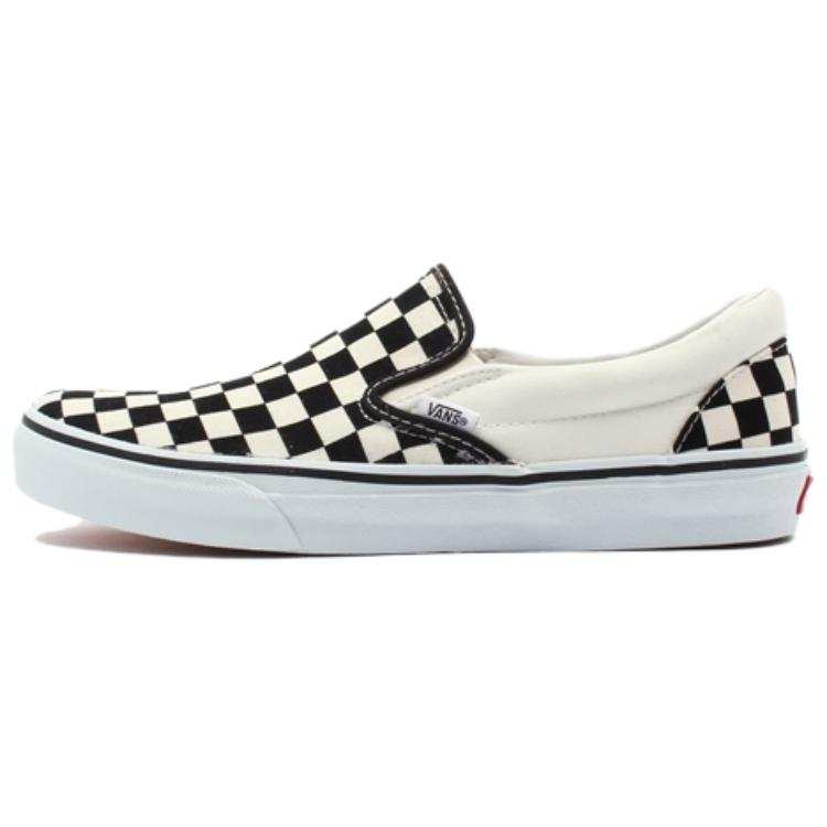Vans Slip on Abrasion Resistant Skateboard Shoes Unisex Black White