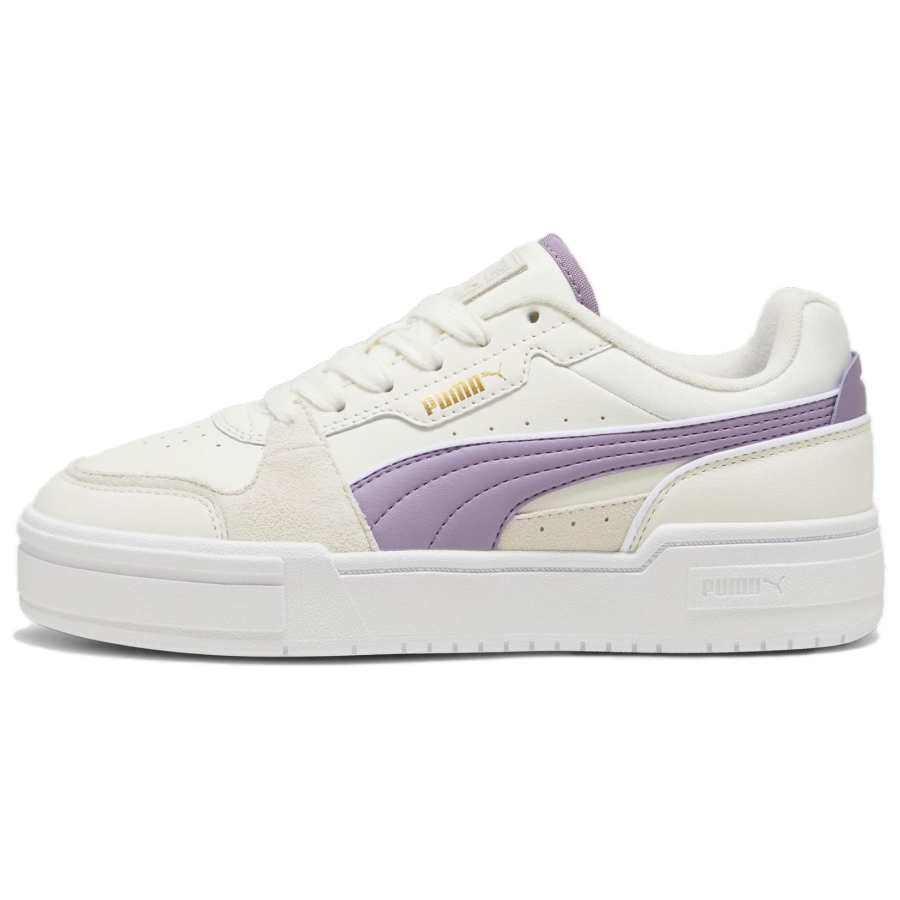PUMA Ca Pro Vintage Height Increasing Low top Skateboard Shoes Unisex White Purple