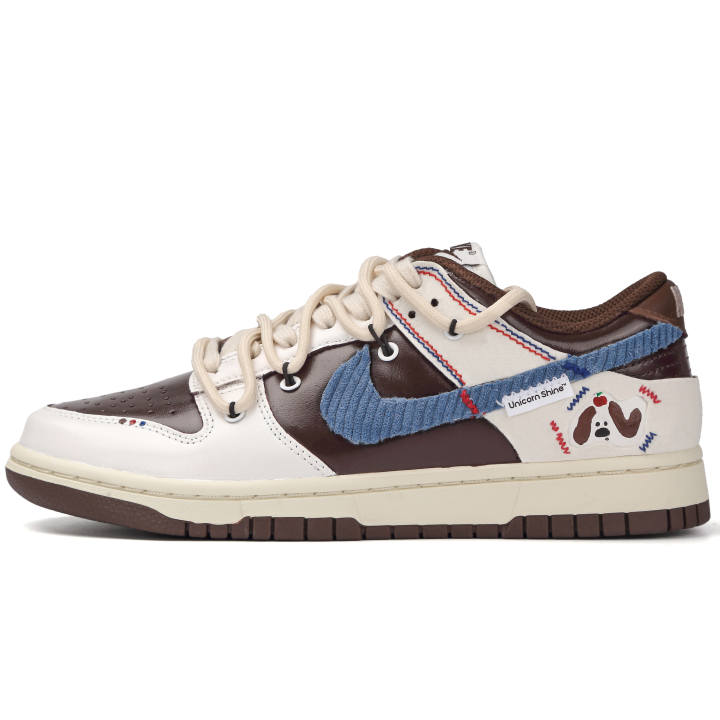 Nike Nike Dunk Fruit Pie Dream Abrasion Resistant Low top Skateboard Shoes Women's Brown White