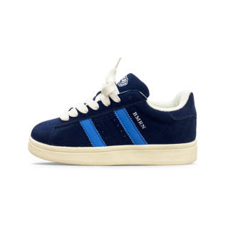 XLAIII Slip Resistant Abrasion Resistant Low top Skateboard Shoes Unisex Deep Sea Blue