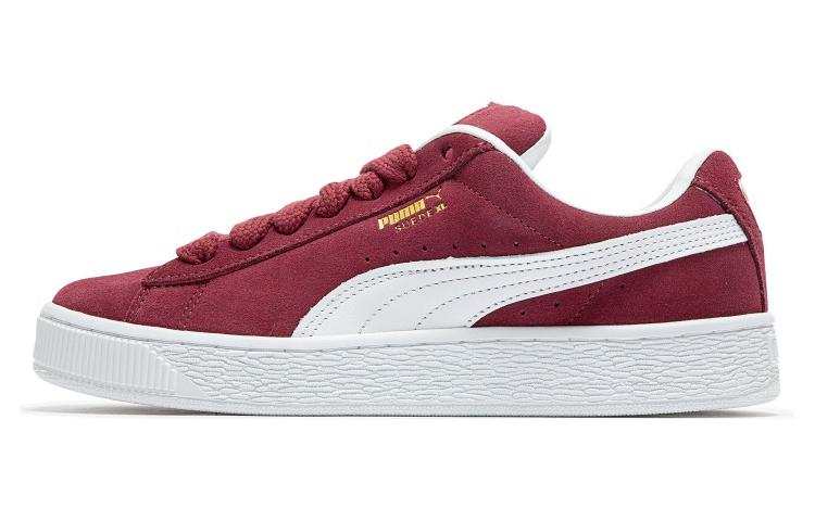 PUMA Suede XL Casual Slip Resistant Abrasion Resistant Low top Skateboard Shoes Unisex Red White
